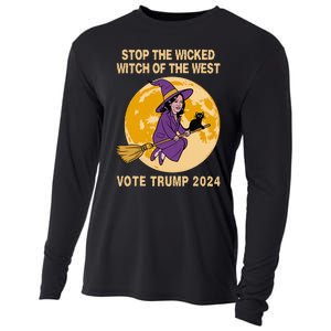 Kamala Harris Stop The Wicked Witch Of The West Cooling Performance Long Sleeve Crew