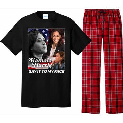 Kamala Harris Say It To My Face 2024 Election Pajama Set