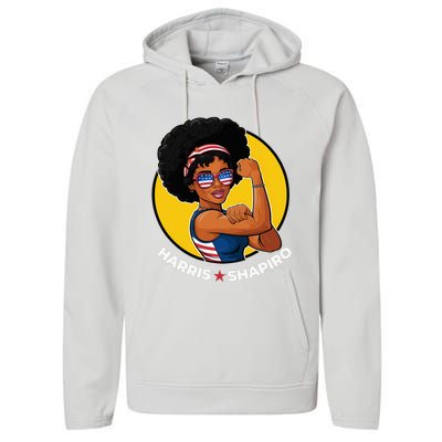 Kamala Harris Shapiro 2024 Performance Fleece Hoodie