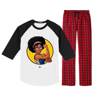 Kamala Harris Shapiro 2024 Raglan Sleeve Pajama Set