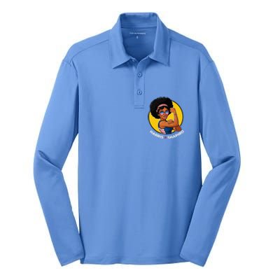 Kamala Harris Shapiro 2024 Silk Touch Performance Long Sleeve Polo