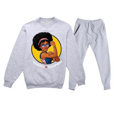 Kamala Harris Shapiro 2024 Premium Crewneck Sweatsuit Set