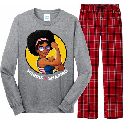 Kamala Harris Shapiro 2024 Long Sleeve Pajama Set