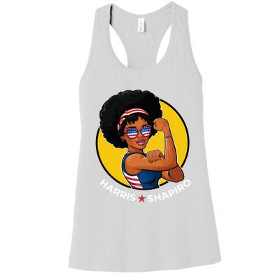 Kamala Harris Shapiro 2024 Women's Racerback Tank