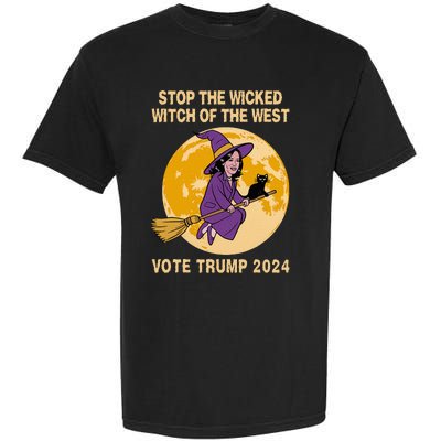 Kamala Harris Stop The Wicked Witch Of The West Garment-Dyed Heavyweight T-Shirt