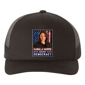 Kamala Harris Save Democracy Yupoong Adult 5-Panel Trucker Hat