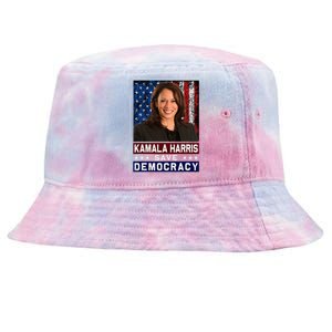 Kamala Harris Save Democracy Tie-Dyed Bucket Hat