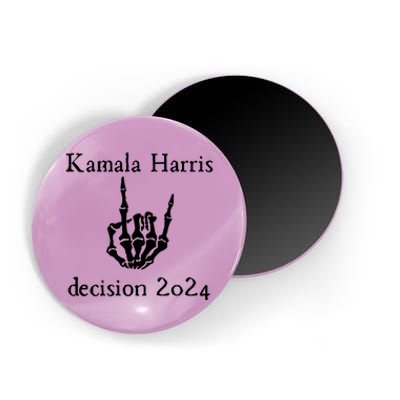 Kamala Harris Skeleton Hand Decision 2024 Magnet