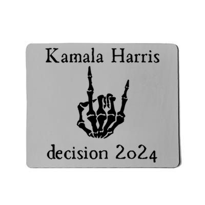 Kamala Harris Skeleton Hand Decision 2024 Mousepad