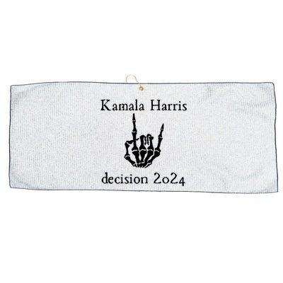 Kamala Harris Skeleton Hand Decision 2024 Large Microfiber Waffle Golf Towel