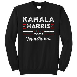 Kamala Harris Support IM With Her Vote Kamala Harris 2024 Sweatshirt