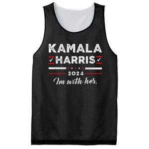 Kamala Harris Support IM With Her Vote Kamala Harris 2024 Mesh Reversible Basketball Jersey Tank