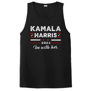 Kamala Harris Support IM With Her Vote Kamala Harris 2024 PosiCharge Competitor Tank