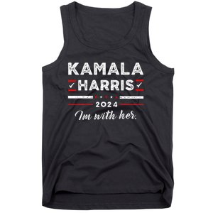 Kamala Harris Support IM With Her Vote Kamala Harris 2024 Tank Top