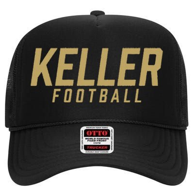 Keller High School Football Team High Crown Mesh Back Trucker Hat