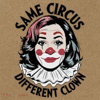 Kamala Harris Same Circus Diffeent Clown Cotton Canvas Backpack
