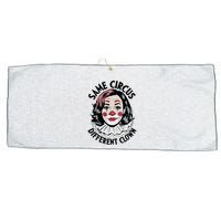 Kamala Harris Same Circus Diffeent Clown Large Microfiber Waffle Golf Towel