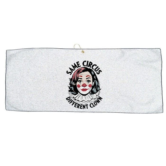Kamala Harris Same Circus Diffeent Clown Large Microfiber Waffle Golf Towel