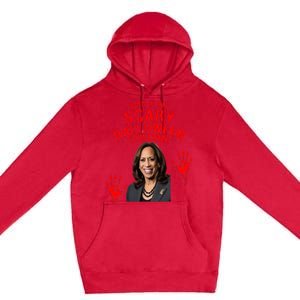 Kamala Harris Scary Halloween Gag President Costume Premium Pullover Hoodie