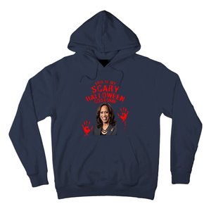 Kamala Harris Scary Halloween Gag President Costume Hoodie