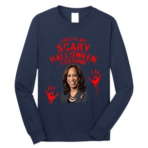 Kamala Harris Scary Halloween Gag President Costume Long Sleeve Shirt