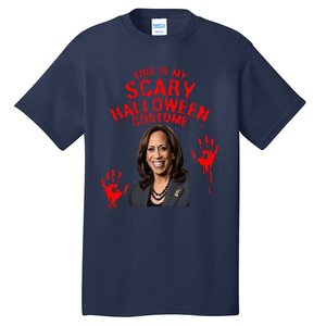 Kamala Harris Scary Halloween Gag President Costume Tall T-Shirt