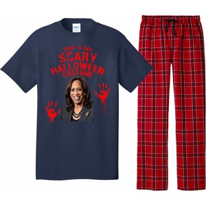 Kamala Harris Scary Halloween Gag President Costume Pajama Set