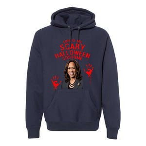 Kamala Harris Scary Halloween Gag President Costume Premium Hoodie