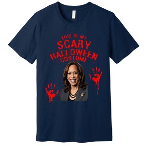 Kamala Harris Scary Halloween Gag President Costume Premium T-Shirt