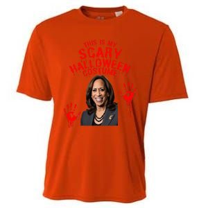 Kamala Harris Scary Halloween Gag President Costume Cooling Performance Crew T-Shirt