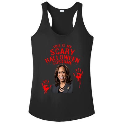 Kamala Harris Scary Halloween Gag President Costume Ladies PosiCharge Competitor Racerback Tank