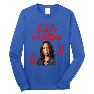 Kamala Harris Scary Halloween Gag President Costume Long Sleeve Shirt