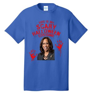 Kamala Harris Scary Halloween Gag President Costume Tall T-Shirt