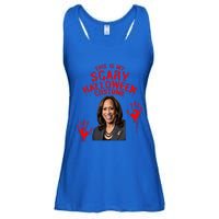 Kamala Harris Scary Halloween Gag President Costume Ladies Essential Flowy Tank