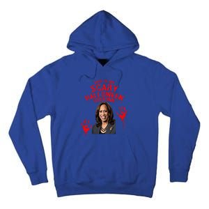 Kamala Harris Scary Halloween Gag President Costume Tall Hoodie