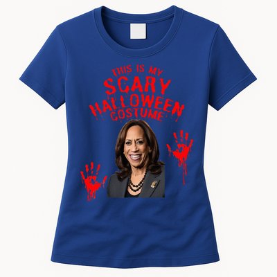 Kamala Harris Scary Halloween Gag President Costume Women's T-Shirt