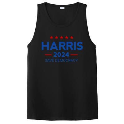 Kamala Harris Save Democracy 2024 For President Campaign Gift PosiCharge Competitor Tank