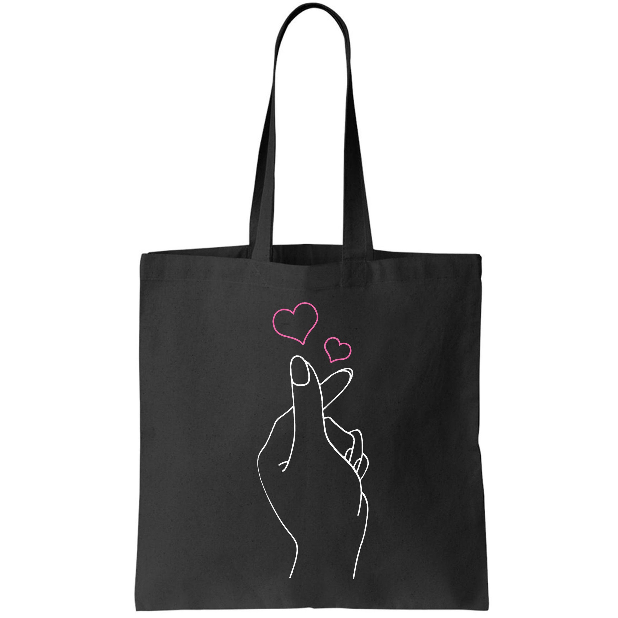 Kpop Hand Symbol Heart Kdrama Korean Pop Music Fan Gift Bag
