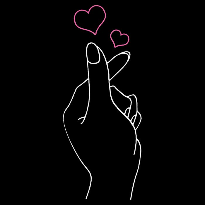 Kpop Hand Symbol Heart Kdrama Korean Pop Music Fan Gift Bag