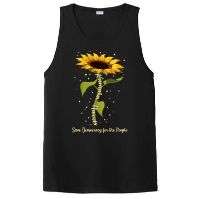 Kamala Harris Save Democracy For The People Sunflower PosiCharge Competitor Tank