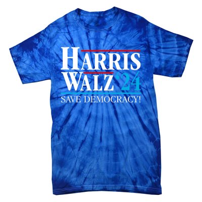 Kamala Harris Tim Walz Waltz 2024 Vice President Election Gift Tie-Dye T-Shirt