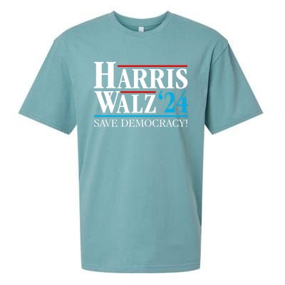 Kamala Harris Tim Walz Waltz 2024 Vice President Election Gift Sueded Cloud Jersey T-Shirt