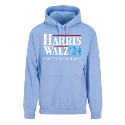 Kamala Harris Tim Walz Waltz 2024 Vice President Election Gift Unisex Surf Hoodie