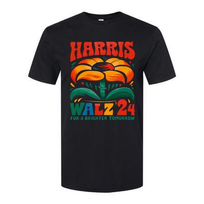 Kamala Harris Tim Walz 2024 Peace Lgbt Harris Walz Waltz Softstyle CVC T-Shirt