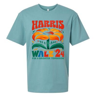 Kamala Harris Tim Walz 2024 Peace Lgbt Harris Walz Waltz Sueded Cloud Jersey T-Shirt