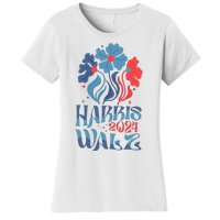 Kamala Harris Tim Walz 2024 Boho Aesthetic Harris Waltz 2024 Women's T-Shirt