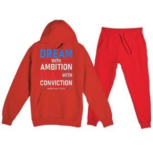 Kamala Harris Tim Waltz Walz 2024 Premium Hooded Sweatsuit Set