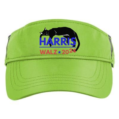 Kamala Harris Tim Walz Harris Waltz 2024 Harris Cat Adult Drive Performance Visor