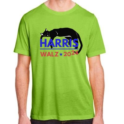 Kamala Harris Tim Walz Harris Waltz 2024 Harris Cat Adult ChromaSoft Performance T-Shirt