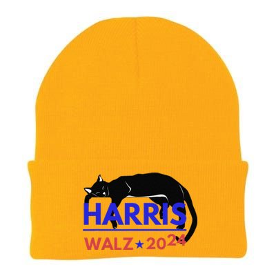 Kamala Harris Tim Walz Harris Waltz 2024 Harris Cat Knit Cap Winter Beanie